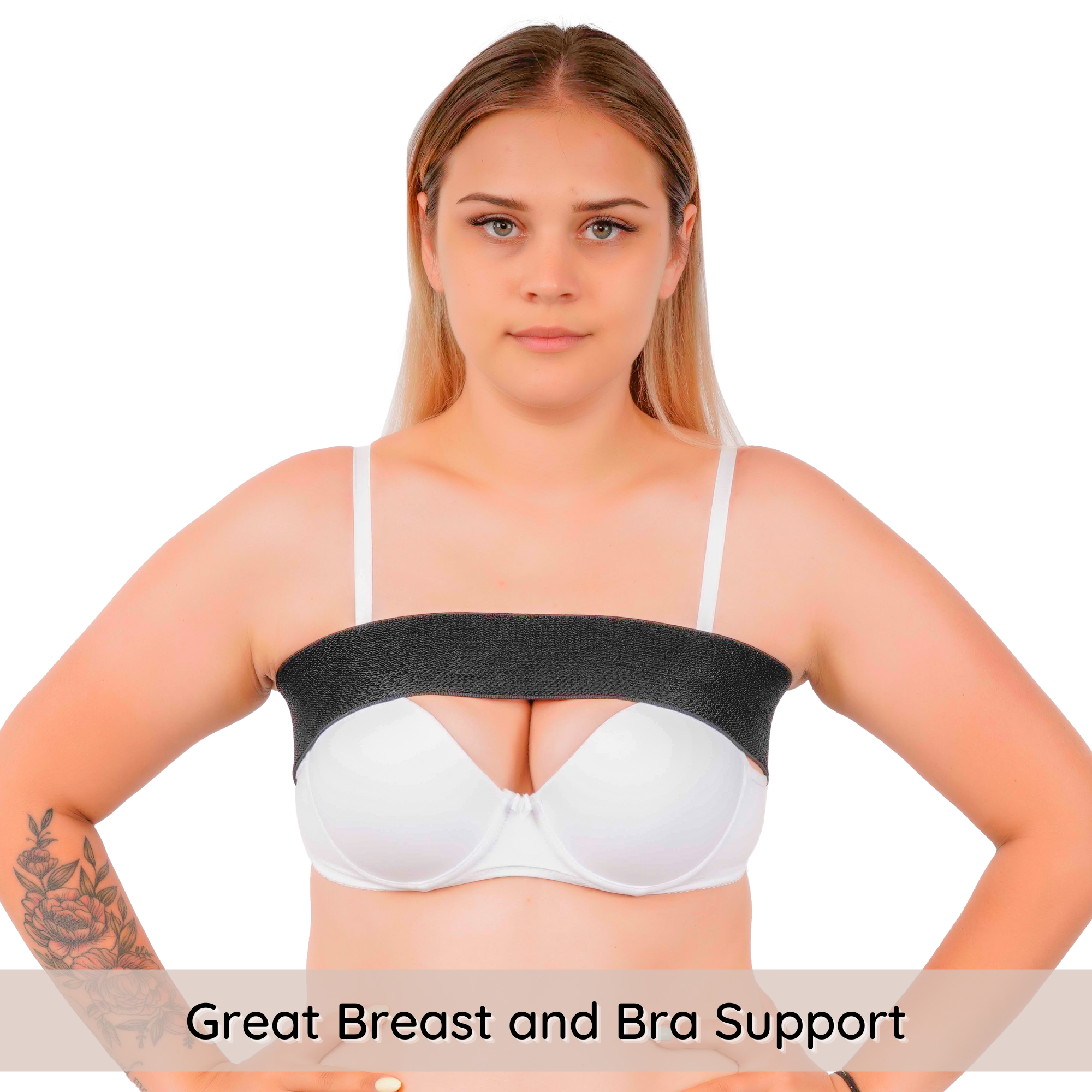 Breast Support Band, Running Compression Bands for Sports Bra, High Impact  for Large Bust No Bounce, Women Boob Wrap Binder for After Chest Surgery