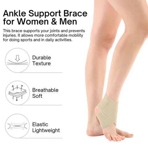 Ankle Strap (Eight Bandage) - Beige