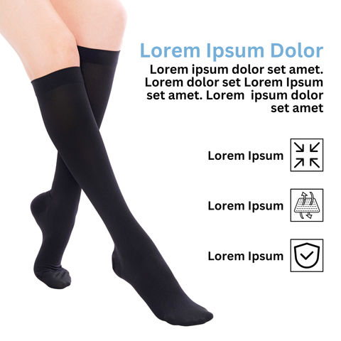 Travel Compression Socks (Opaque)